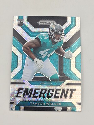 2022 Panini Prizm Travon Walker #E-19 Emergent RC Rookie NO HUDDLE DISCO