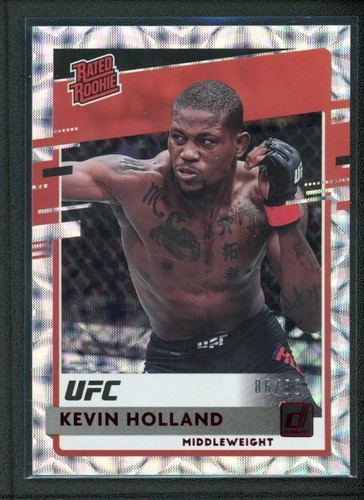2021 KEVIN HOLLAND 86/88 PANINI CHRONICLES DONRUSS UFC RATED ROOKIE RC #24