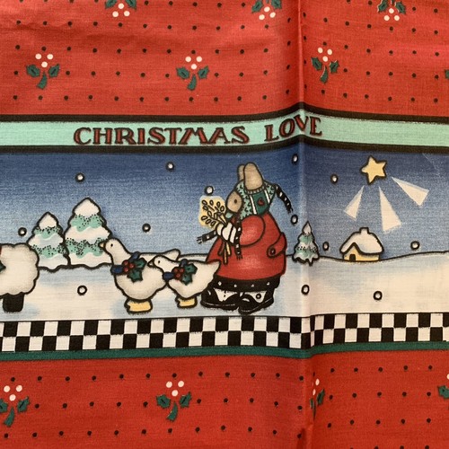 Vintage Daisy Kingdom 1st Noel Christmas Collection Sewing Fabric 1990 92" x 44" - Picture 4 of 7