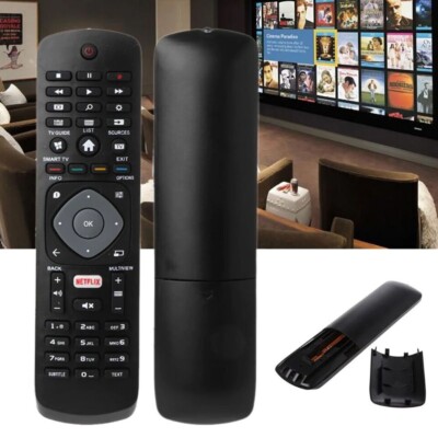 Ersatz-Fernbedienung Für Philips TV – Kompatibel Mit 32PFS5362, 49PUS610112, 65PUS6262 – Mit Netflix-Taste, Keine Programmierung Nötig