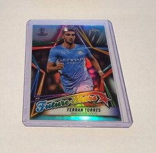 2021/22 Topps Chrome UEFA CL Future Stars Aqua Ferran Torres 199/199