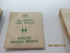 Hamilton 607530 BALANCE STAFF- NOS
