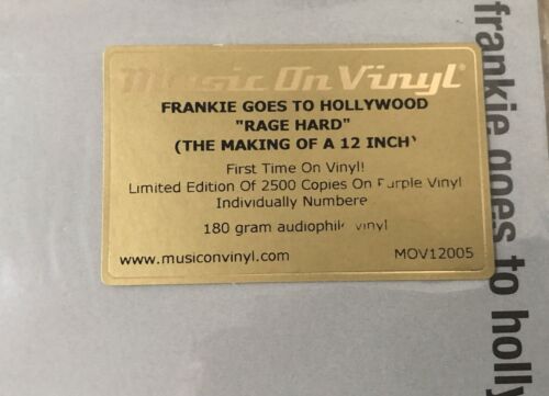 Frankie Goes To Hollywood Rage Hard Ltd Edition Purple Vinyl MOV RSD 2016 ZTT - Picture 8 of 8