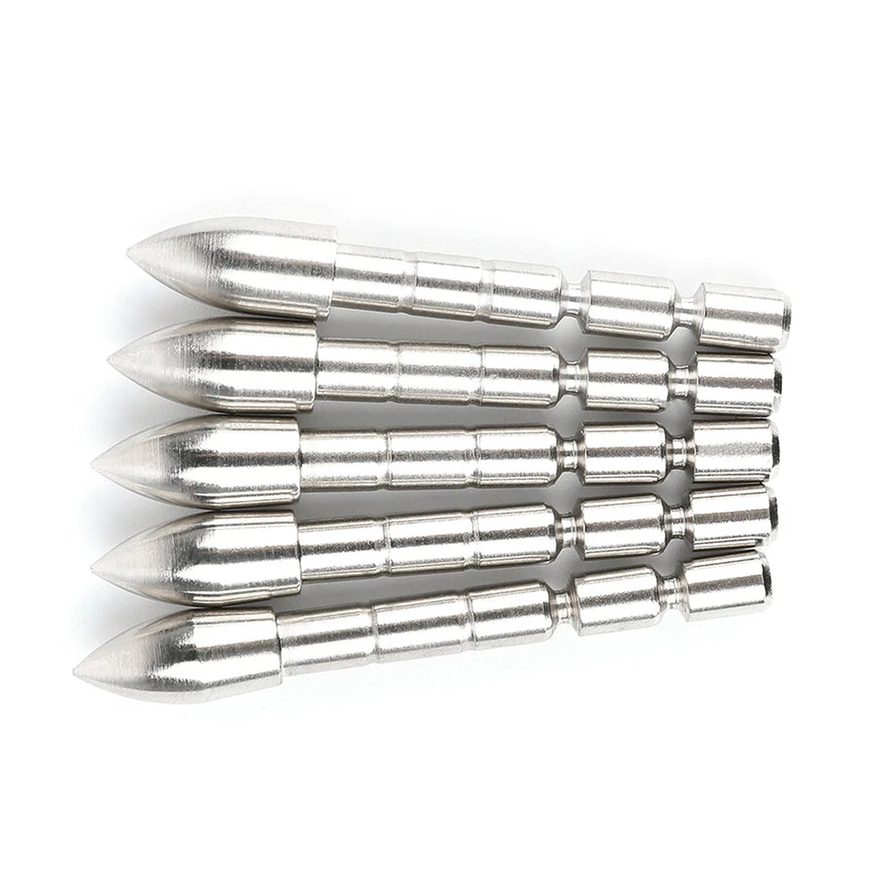 12X Archery Arrowhead 60-120gr Insert Point ID4.2 Arrow Shaft Bow Target Hunting - Image 2 of 4