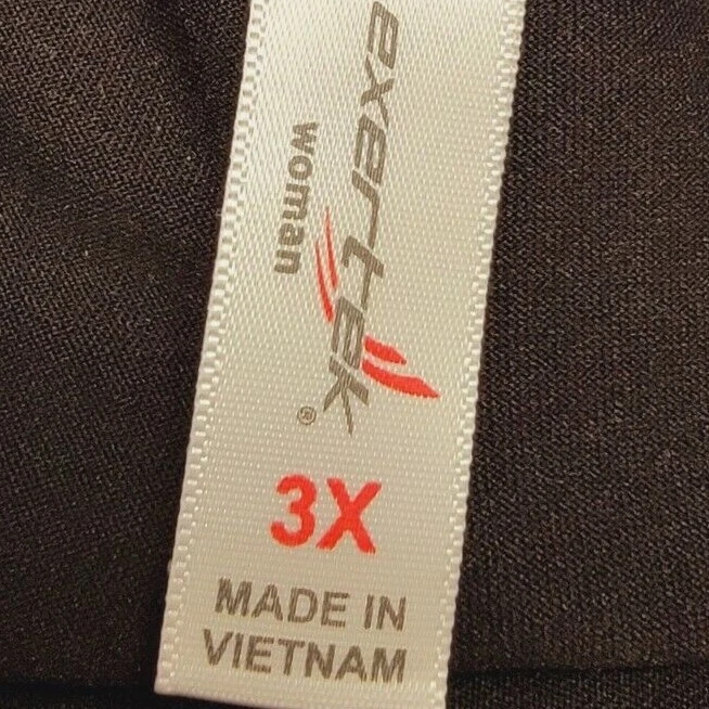 Exertek Womens Shorts Skorts Skirt Size 3X Blue White Black NEW - Image 2 of 4