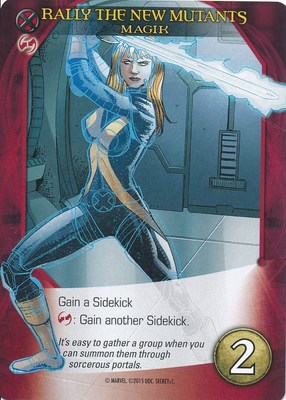MAGIK 2015 Upper Deck Marvel Legendary RALLY THE NEW MUTANTS