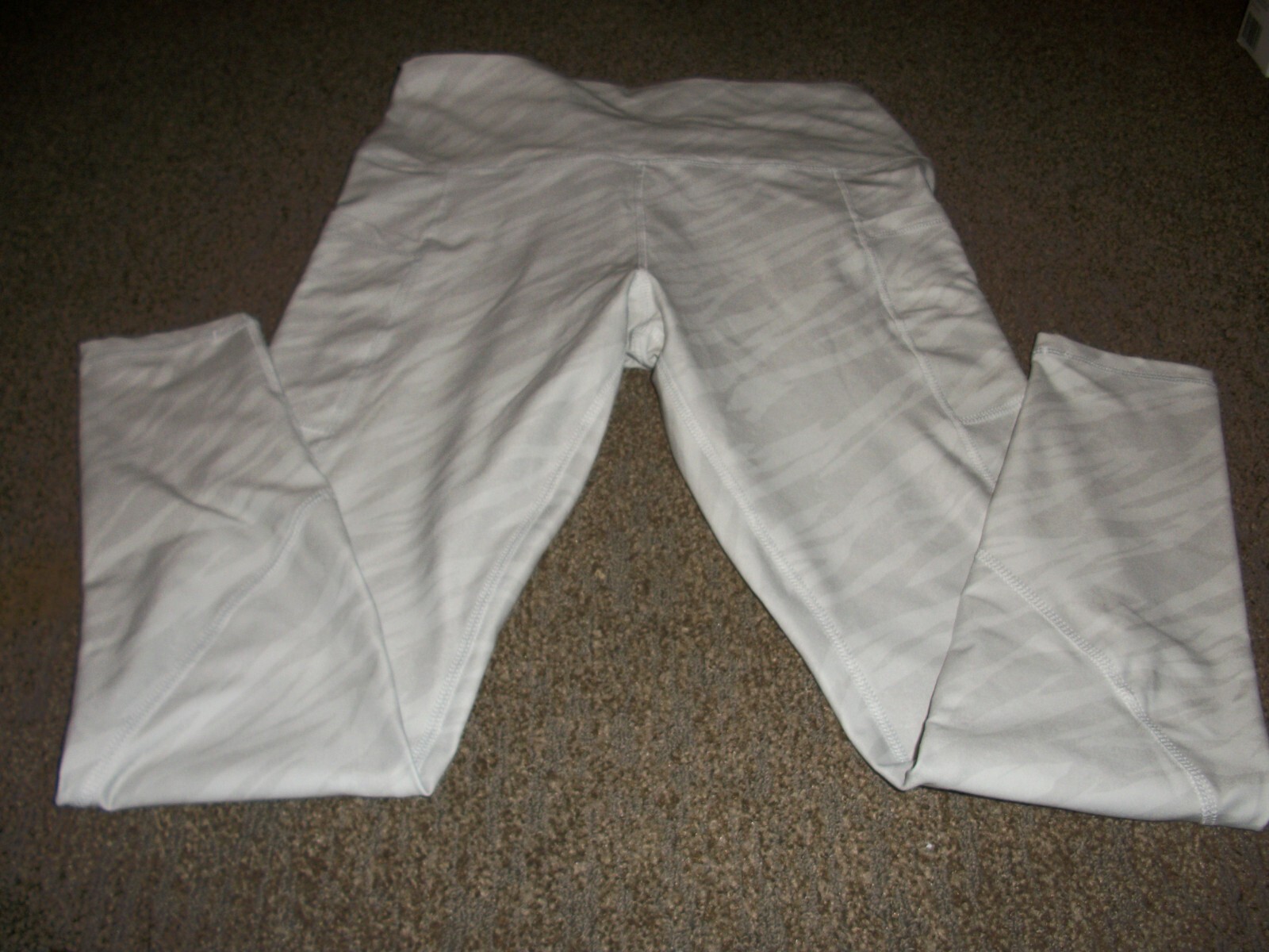 SAOLA Leggings Scorpio Sol Donna GRANDI Bianchi Zebra Attiva Tasche Serena 30x27