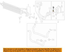 GM OEM 06-24 CT4 Cooling Trans Oil Cooler-Cooler Line Seal 24237658