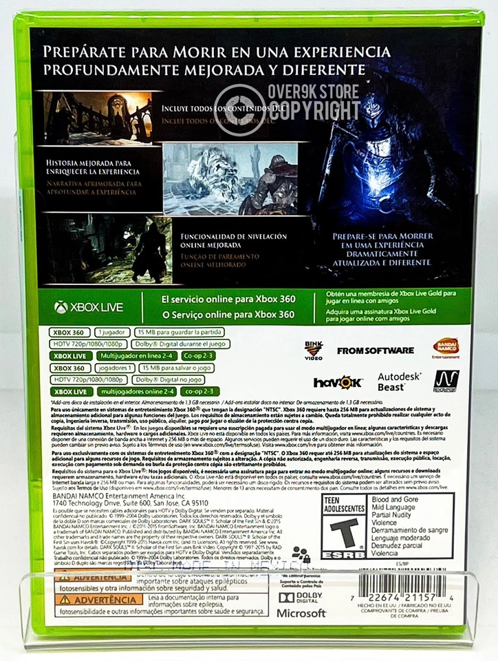 Dark Souls II 2 Scholar of the First Sin - Xbox 360 - New | Factory Sealed | LAT - Image 2 of 4