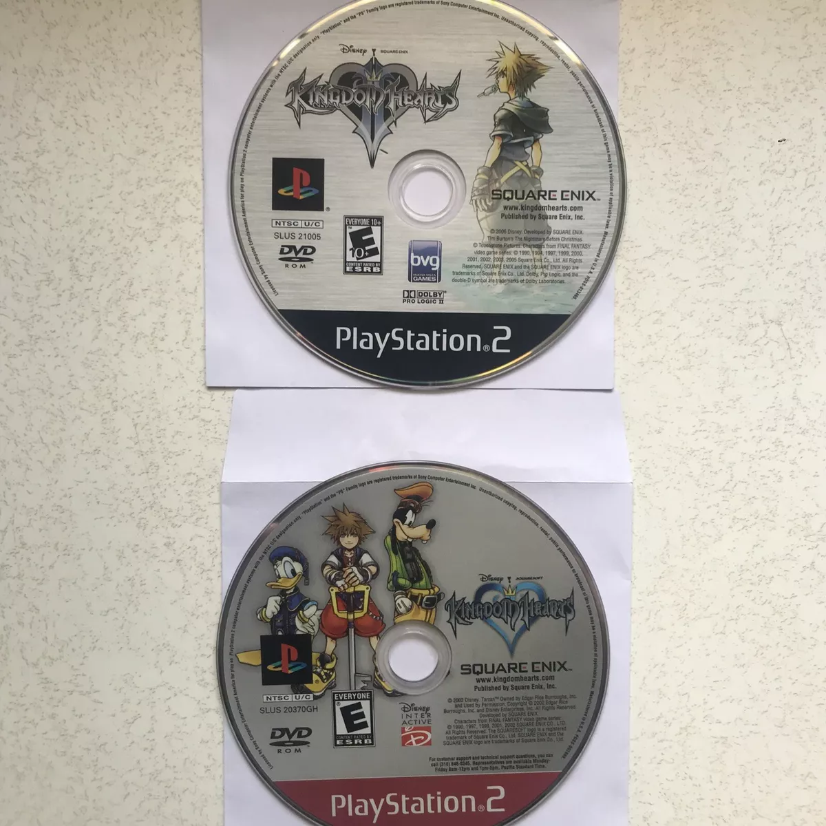 Kingdom Hearts Sony Playstation 2 PS2 Game Tested + Working Disc Only