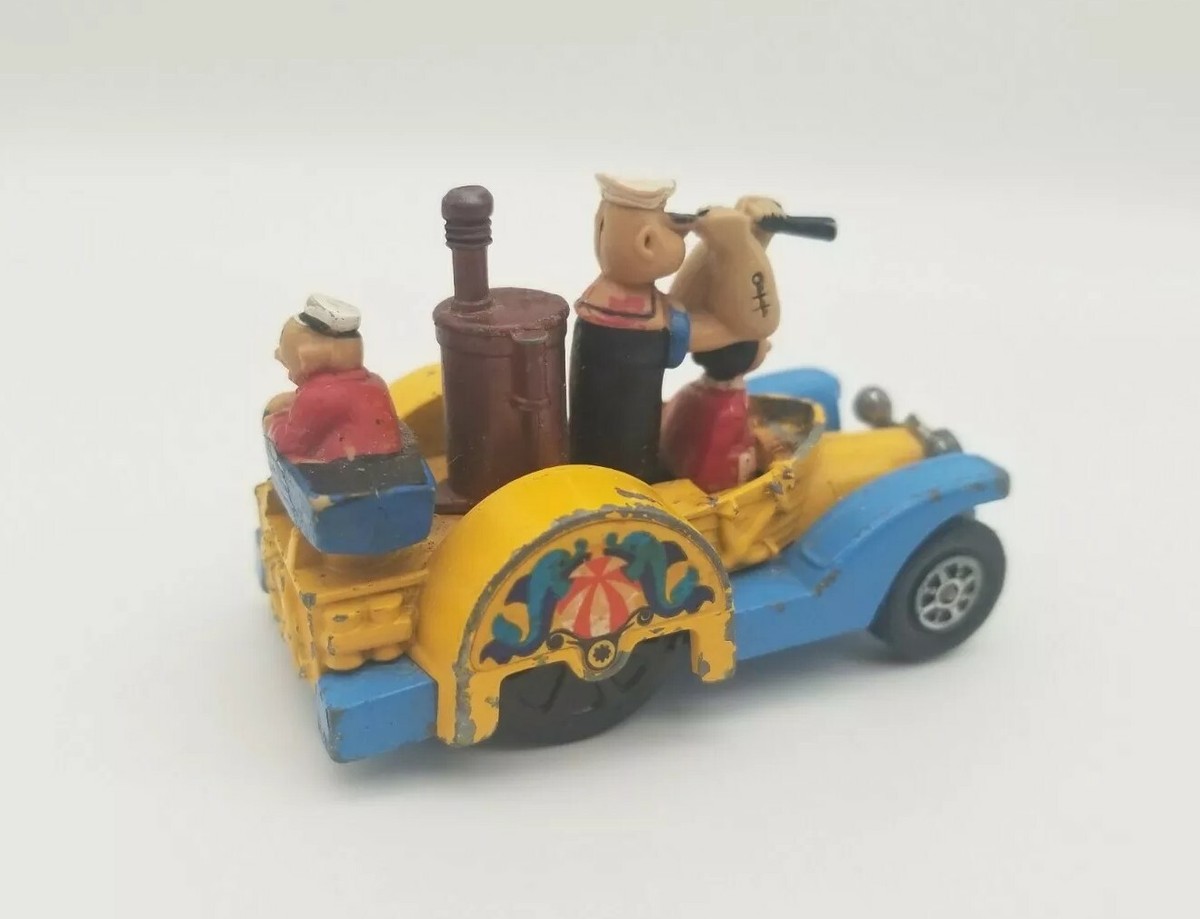 Corgi Comics Popeye Paddle-Wagon (1967/69) - Die-cast Métal - Pièces Manquantes - Vintage