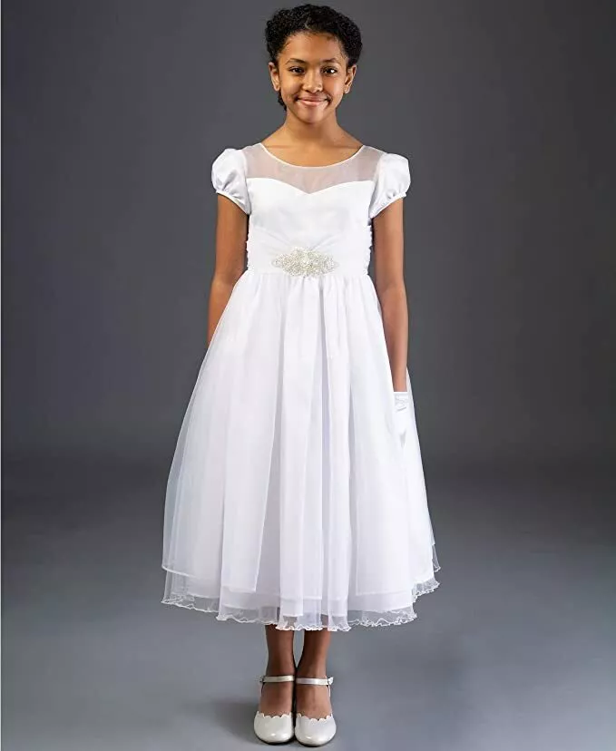 Bonnie jean deals white communion dress