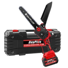 New Mini Chainsaw Cordless 8Inch Electric Chain Saw 2000W 2 PCS Battery Power