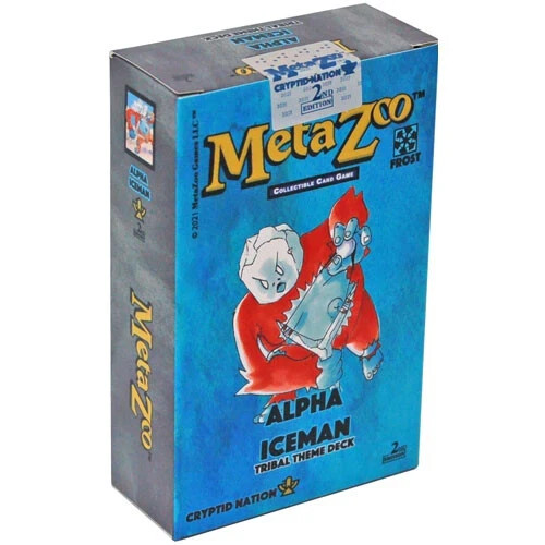 Alpha Iceman Tribal MetaZoo TCG 2nd Edition Theme Deck Brand New - Picture 1 of 1