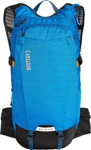 Camelbak M.U.L.E. Pro 14 Hydration Hiking Mountain Biking Backpack 100 oz Blue - Picture 9 of 11