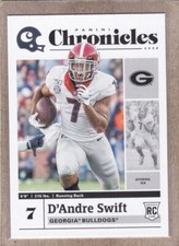 D'Andre Swift 2020 Chronicles Draft Picks #8 RC Georgia Bulldogs Chicago Bears