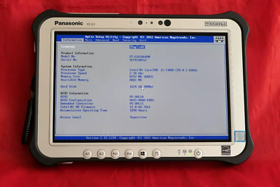 Panasonic Toughpad FZ-G1 MK5 2.70GHz Core i5-7300U - GPS - 1TB