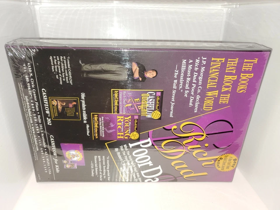 Juego de mesa Cashflow 101 de Robert Kiyosaki Plus VHS y CD. NUEVO Foto 3 de 4