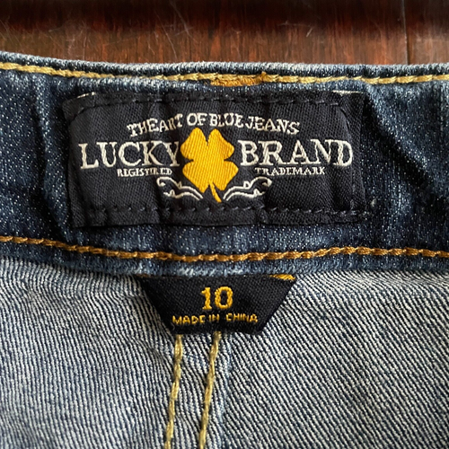 Lucky Brand Girls Classic Cate Skinny Blue Denim Washed Jeans Pants Size 10 - Picture 6 of 15