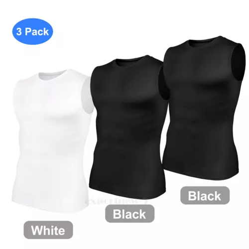 Gilet dimagranti uomo sport abbigliamento attivo top shapewear camicia compressione body shaper - Foto 31 di 36