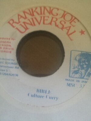 7'' CULTURE CURRY/BIBEL RECORDS/RANKING JOE INTERNATIONAL/REGGAE/DANCEHALLL