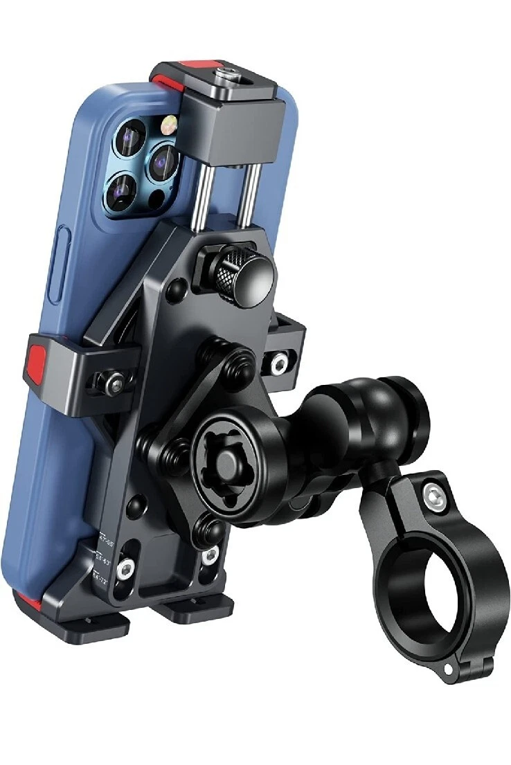 BRCOVAN Aluminum Alloy Motorcycle Phone Mount with Vibration