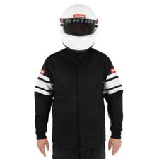 RaceQuip Multi Layer Fire Suit Jacket Black Large SFI 3.2A / 5 Rated 121005RQP