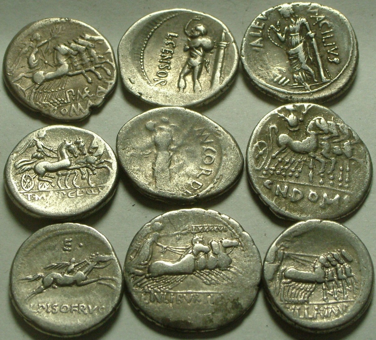 Roman Silver Coins 全5巻セット Genuine Roman Silver Denarii From the 2nd Century, Ancient Coins