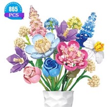 lego Spring Flower Bouquet (Custom Blocks Set)