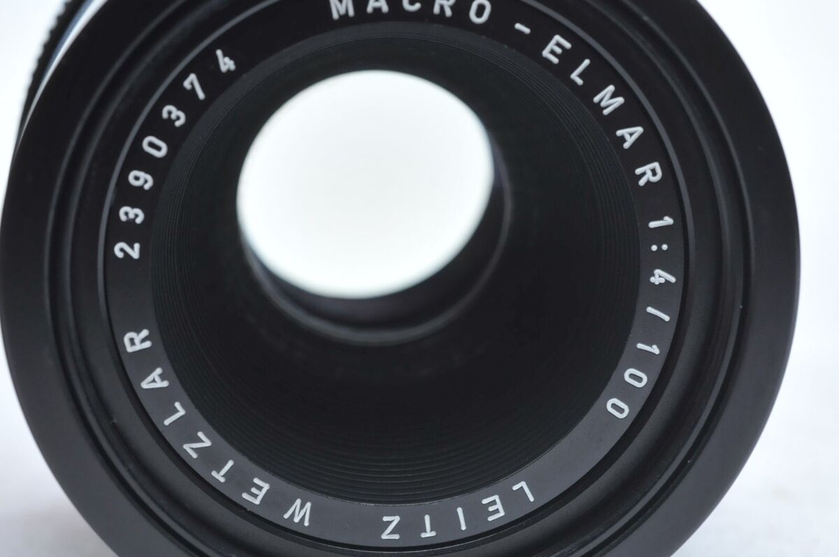 Leica 100mm f4 Macro-Elmar Wetzlar R-Mount Bellow Lens With Leica 100mm f4 Macro-Elmar Wetzlar R-Mount Bellow Lens With