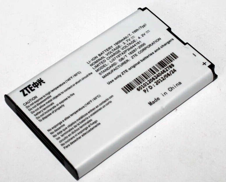 ZTE Li3719T42P3h644161 Battery Pack 3.7V 1900mAh | eBay