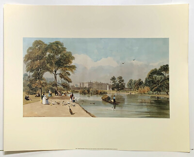Buckingham Palace aus St James Park London Druck von Thomas Shotter Boys