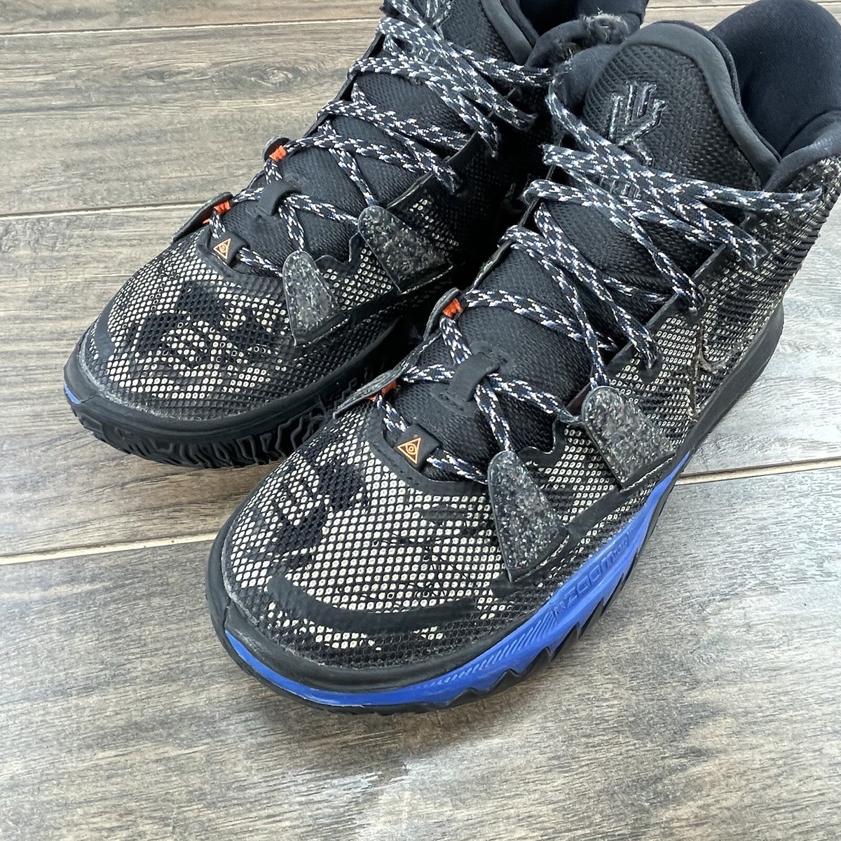 Nike Shoes Mens 8 Kyrie 7 Grind Black/Blue CQ9326-007