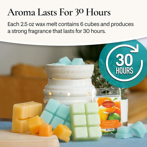 Etc Classic Wax Melts 2.5oz, Cherry Blossom Fragrance (4-Pack) – Each Pack ha... - Picture 2 of 9