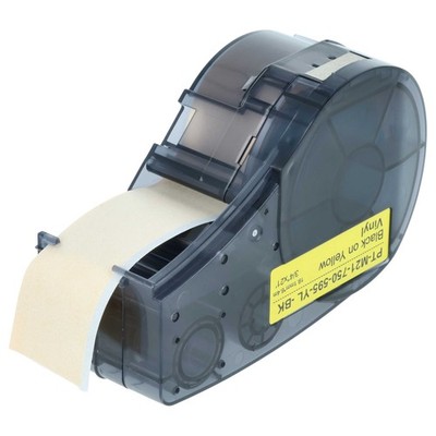 Schriftband für Brady BMP21-LAB IDPAL BMP21 Plus Schwarz/Gelb 19,05mm 6,4m