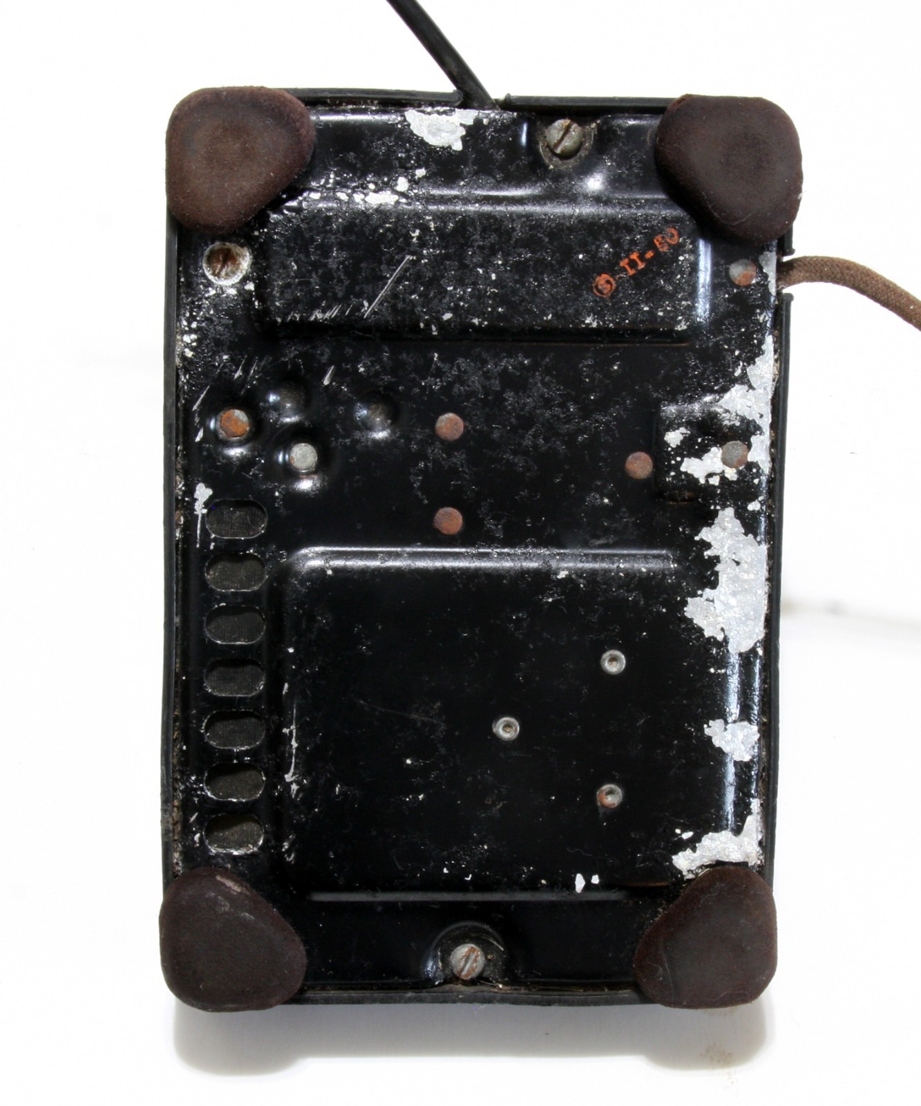 Rotary Telephone 1940s Era Western Electric Bell System Black Vintage Untested