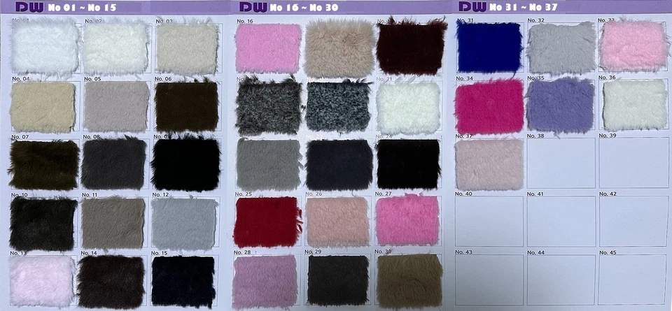 SOFT MINK FAUX FUR 10MM LONG HAIR LAMBY PLUSH DOLL CLOTH FABRIC SOLID MATTE 60"W - Image 3 of 4