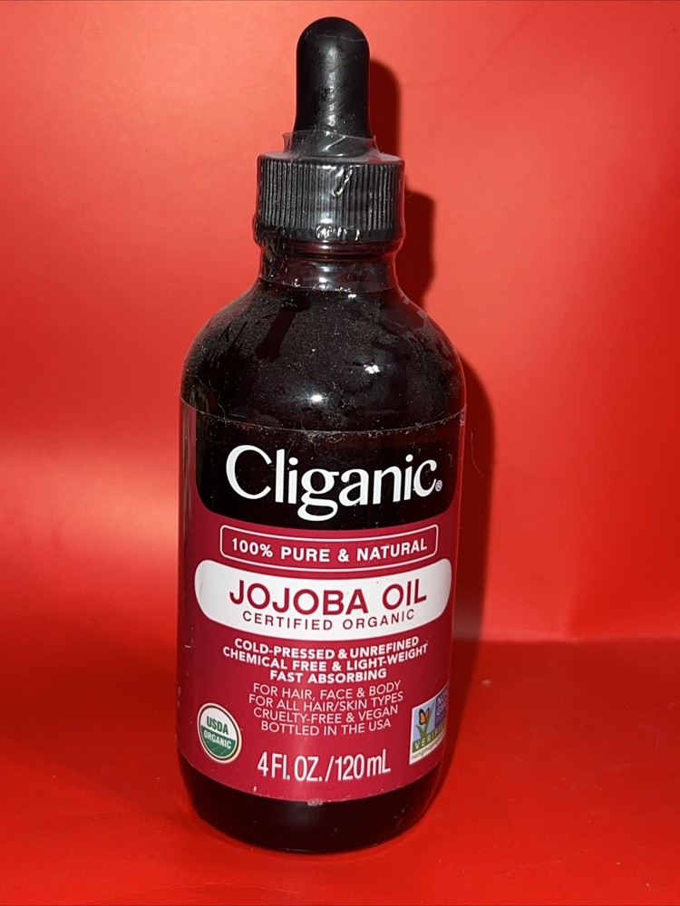 100% Pure Natural Jojoba Oil 4 fl oz 120 ml for Hair & Skin
