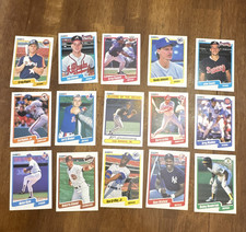 Fleer 1991 Fleer MLB Baseball 15-Card Lot Biggio/Glavine/Puckett/Johnson