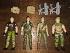 Gi Joe Vintage Action Figures Lot Of 4 - -80s - Collectibles - Toys
