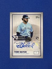2021 Topps 70 Years of Baseball Autograph Tom Hatch #70YA-THA auto i