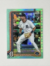 2025 Topps Chrome Update: Gage Workman #USC21 - Aqua Refractor /199 (RC)
