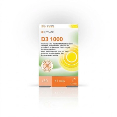 LIVSANE Vitamin D3 1000, 30 Kapseln