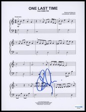Christopher Jackson "Hamilton" AUTOGRAPH Signed One Last Time Sheet Music B ACOA