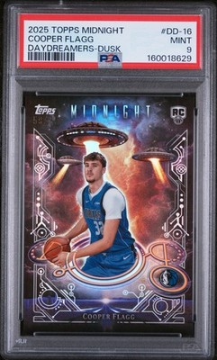 2025 TOPPS MIDNIGHT DAYDREAMERS DUSK #DD-16 COOPER FLAGG 59/75 PSA 9