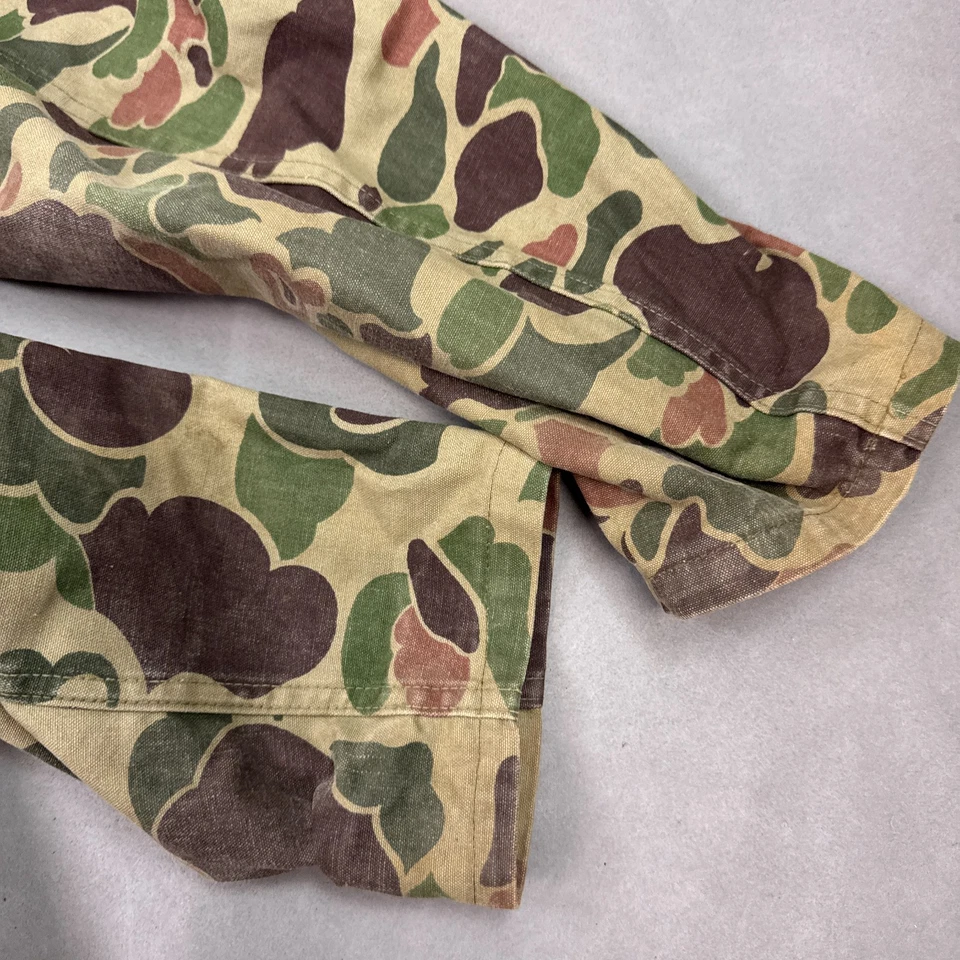 Vintage Duxbak Jacket Men XL Mohawk Rain Duck Camo Frog Skin Canvas Waterfowl - Image 3 of 4