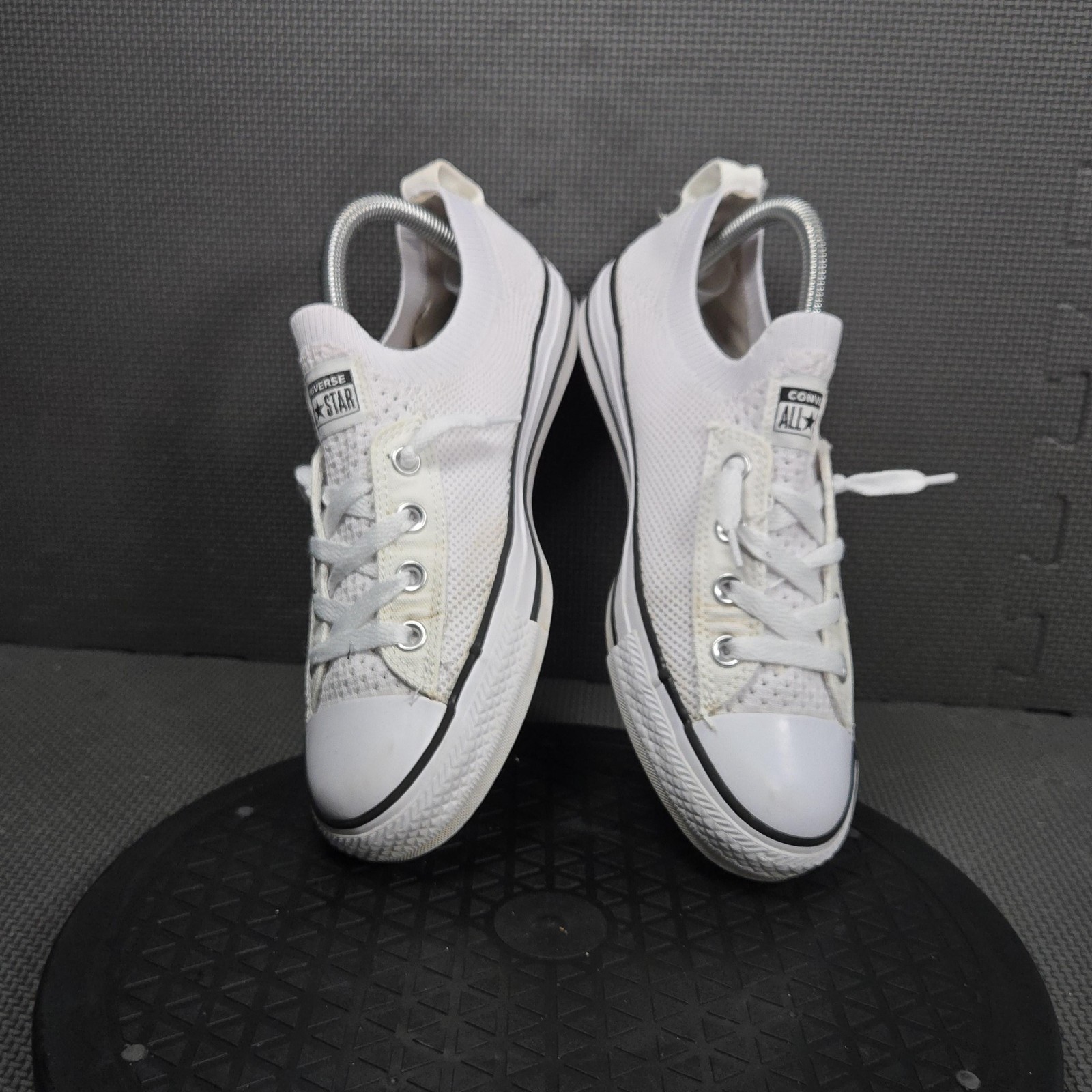 Converse Chuck Taylor All Star 2 Shoes Womens Sz 8 White Knit Sneakers 565490F thumbnail 5
