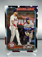 2024 Topps UPDATE ALL SMILTES LINDOR ARCIA INDEPENDENCE DAY PARALLEL 5/76 US154