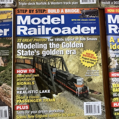 Model Railroader Magazine 2006 Full Lot of 12 Train Hobbyist Miniature - Picture 8 of 24