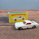 Matchbox Ford Mustang Kids OS White Excellent Lesney No 8 Diecast Car with Box